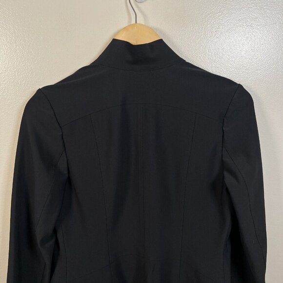Athleta Cosmic Blazer Jacket Size 0 Black Work Office Career Business Travel - Picture 10 of 12